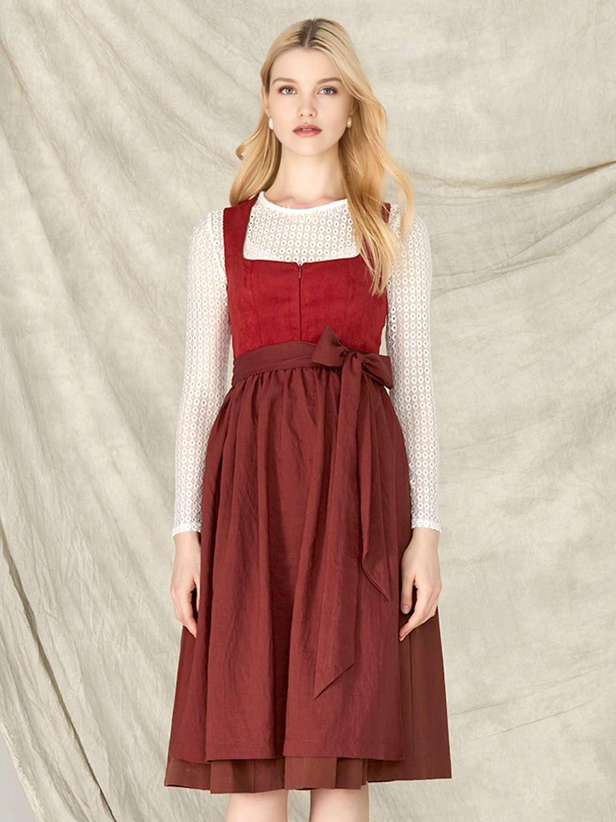 Dirndl in Rot – perfekt für Festivals & Oktoberfest